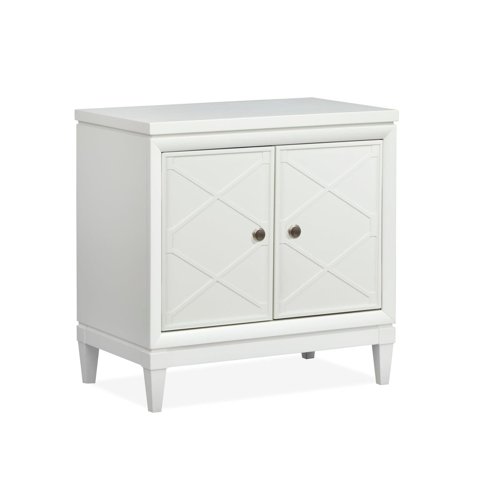Magnussen Home Springhouse Whisper White Door Nightstand