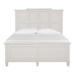 Magnussen Home Willowbrook Egg Shell White Bed