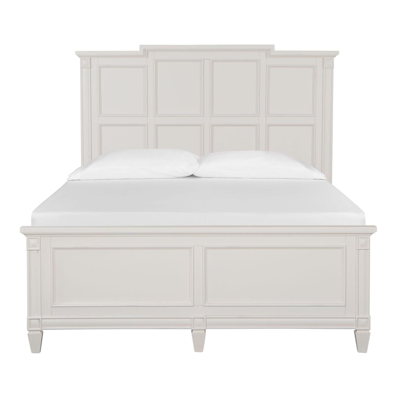 Magnussen Home Willowbrook Egg Shell White Bed