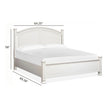 Magnussen Home Kingston Whisper White & Cerused Nutmeg Bed