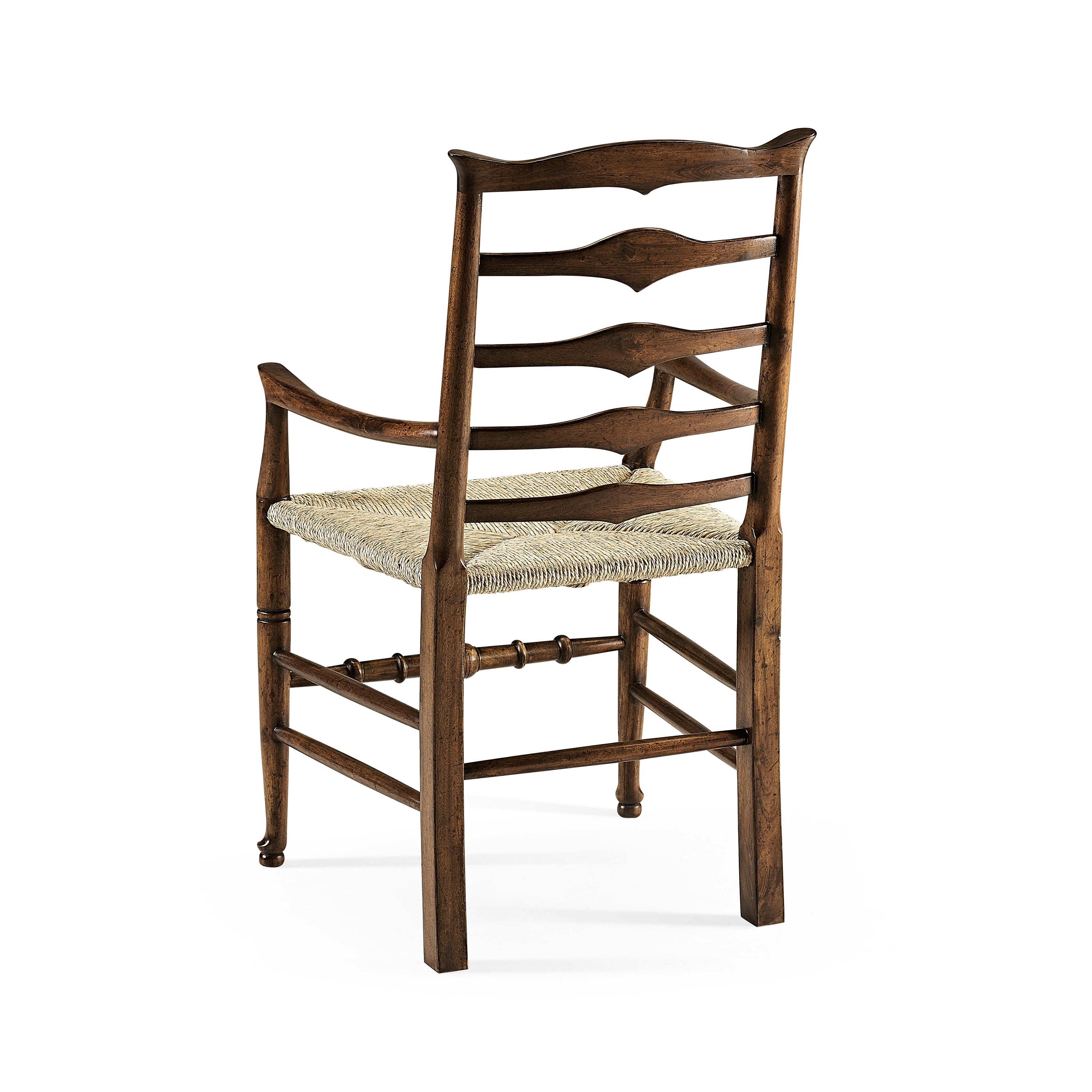 Jonathan Charles Traditional Triangular Ladderback Arm Chair
