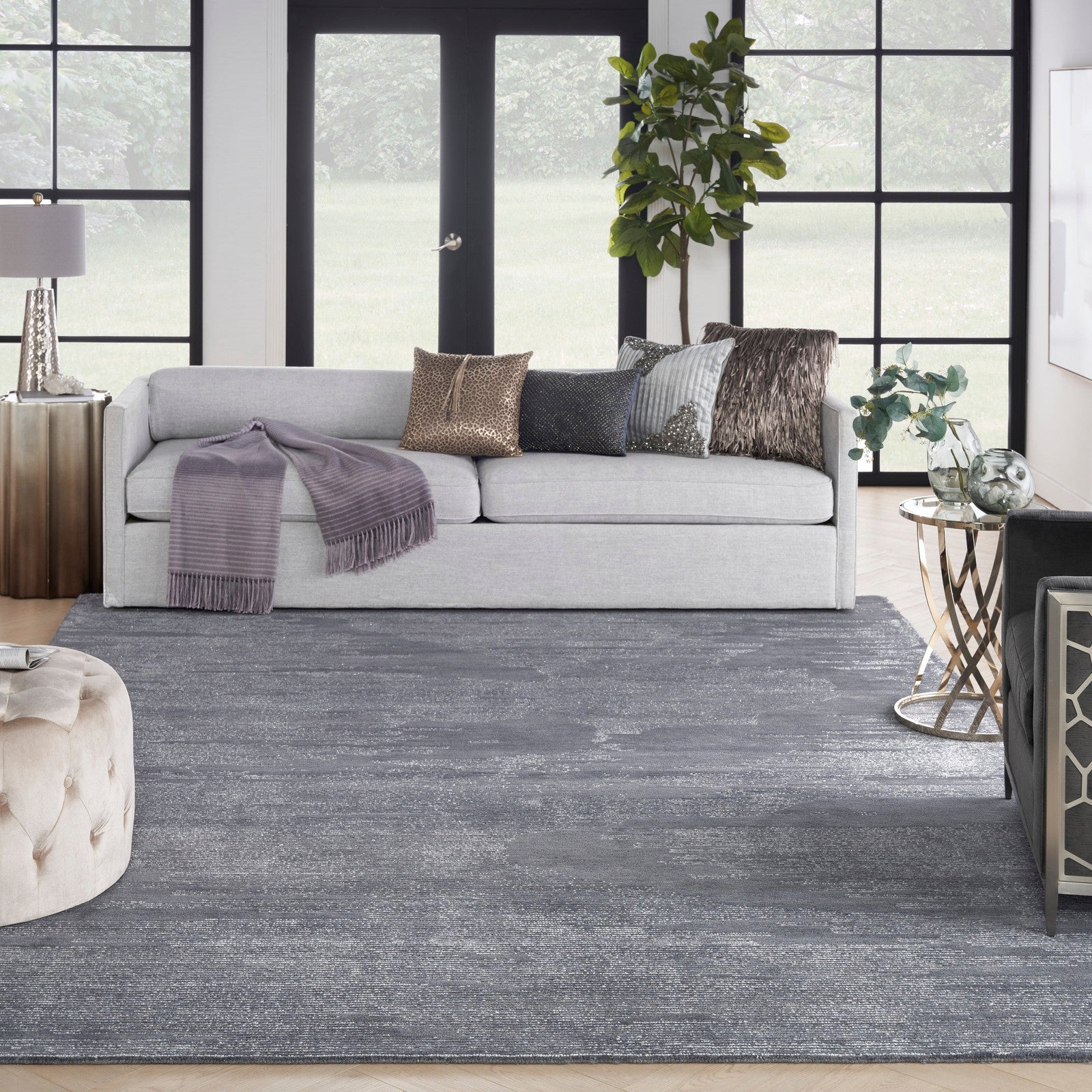 Nourison Rugs Michael Amini Ma30 Star SMR02 Modern Indoor Rug