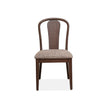 Magnussen Home Belville Chestnut Brown Side Chair Two Pack
