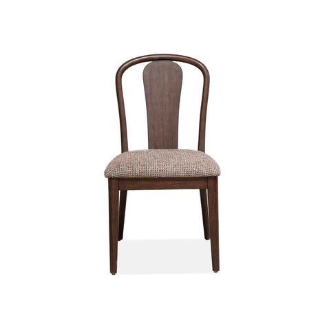 Magnussen Home Belville Chestnut Brown Side Chair Two Pack