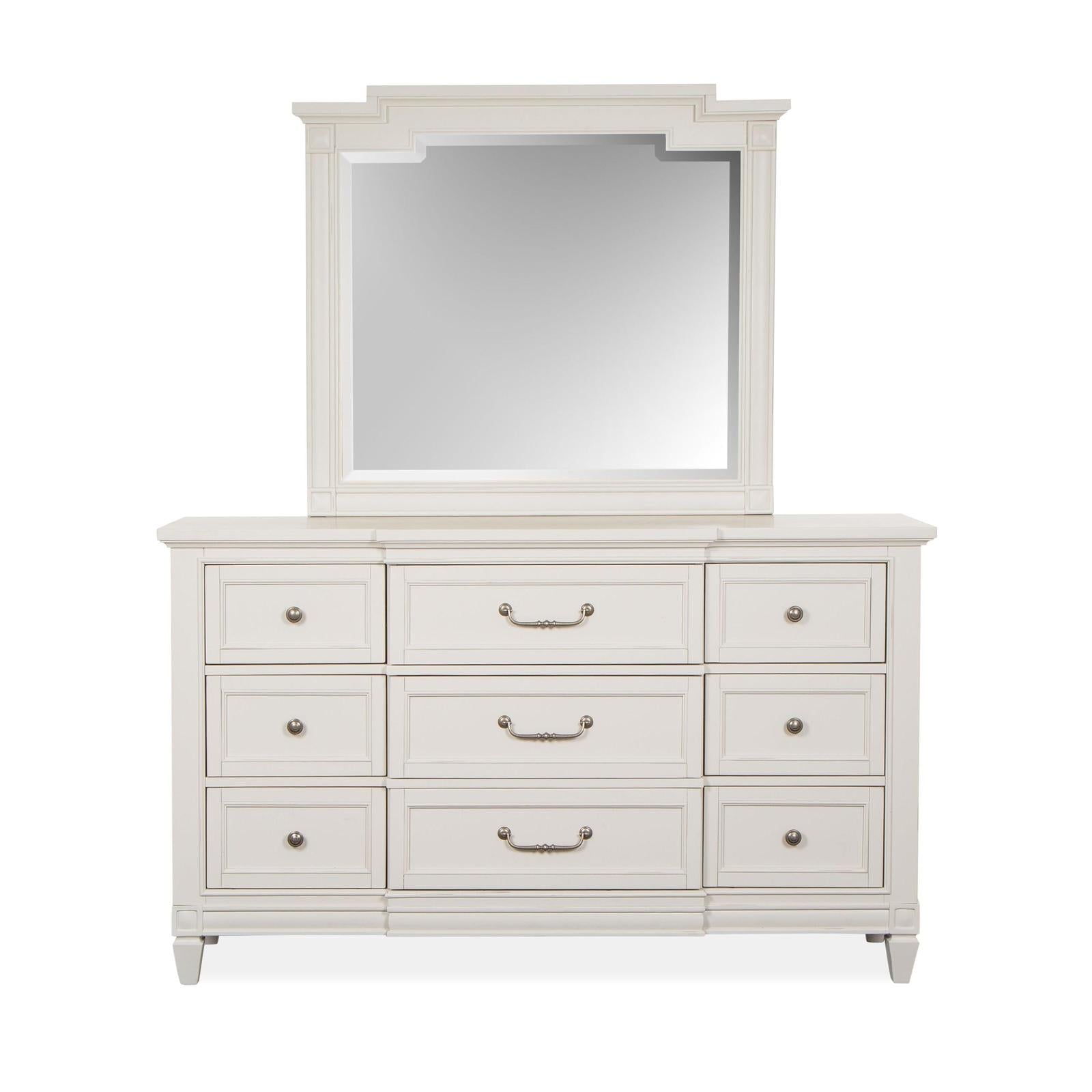 Magnussen Home Willowbrook Egg Shell White Drawer Dresser