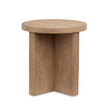 Magnussen Home Hayden Golden Oat Round End Table