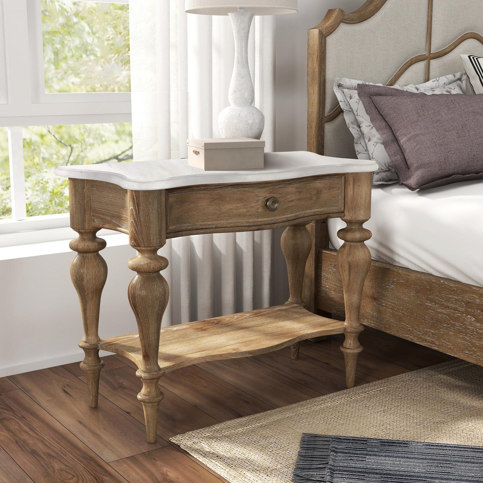 Pulaski Furniture Weston Hills Flax Seed Bedside Table