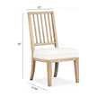 Magnussen Home Coventry Honey Maple Side Chair Set of 2