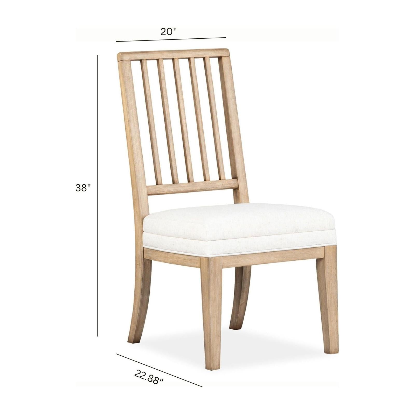 Magnussen Home Coventry Honey Maple Side Chair Set of 2