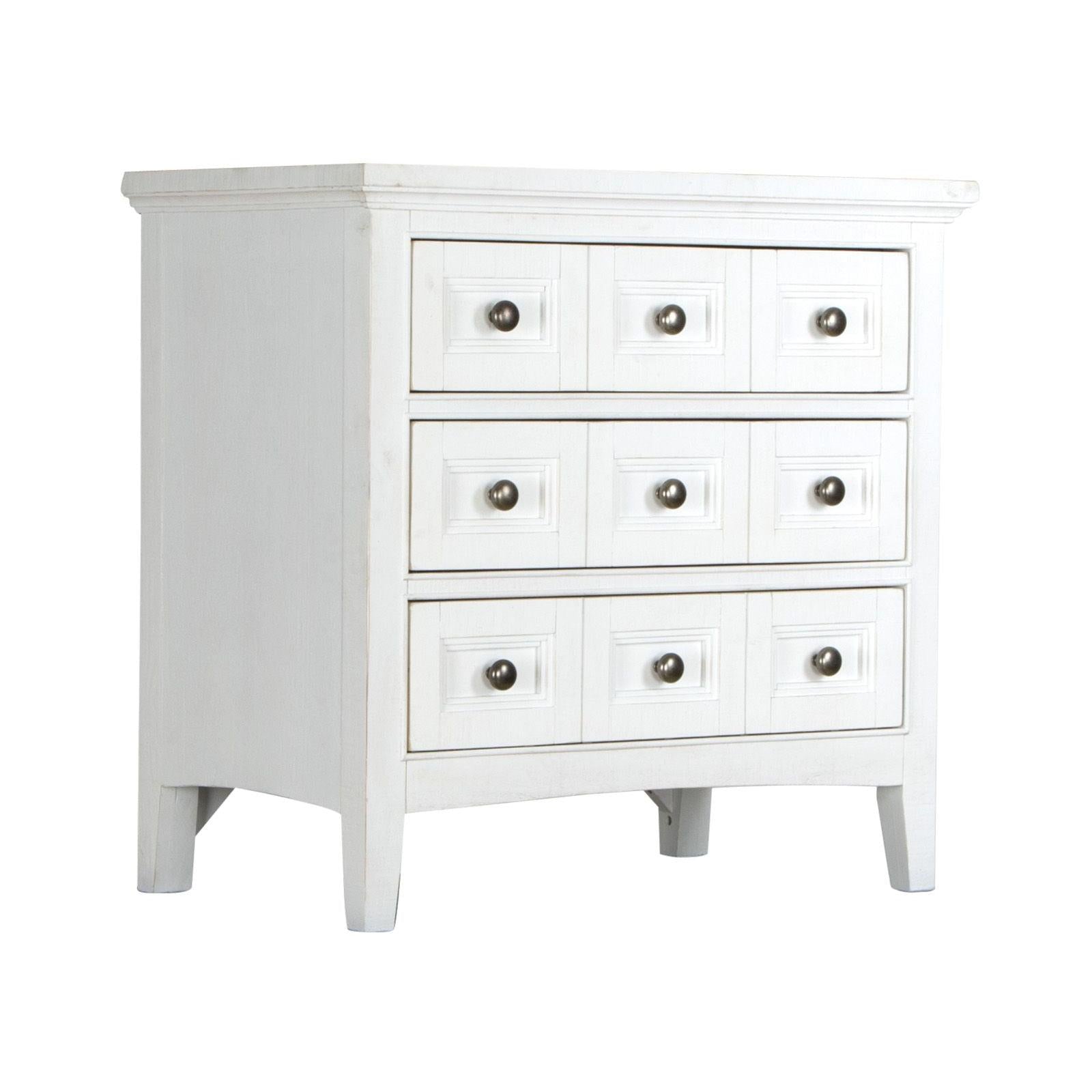 Magnussen Home Heron Cove Chalk White & Dovetail Grey Nightstand