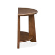 Magnussen Home Tanner Tawny Brown Demilune Sofa Table