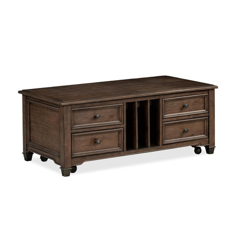 Magnussen Home Cormac Brown Lift Top Storage Cocktail Table