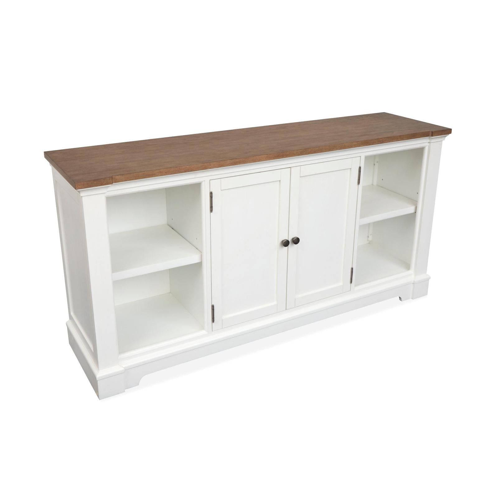 Magnussen Home Kingston Whisper White & Cerused Nutmeg Credenza