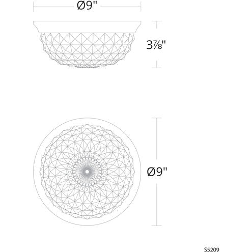 Schonbek Genoa S5209 Flush Mount