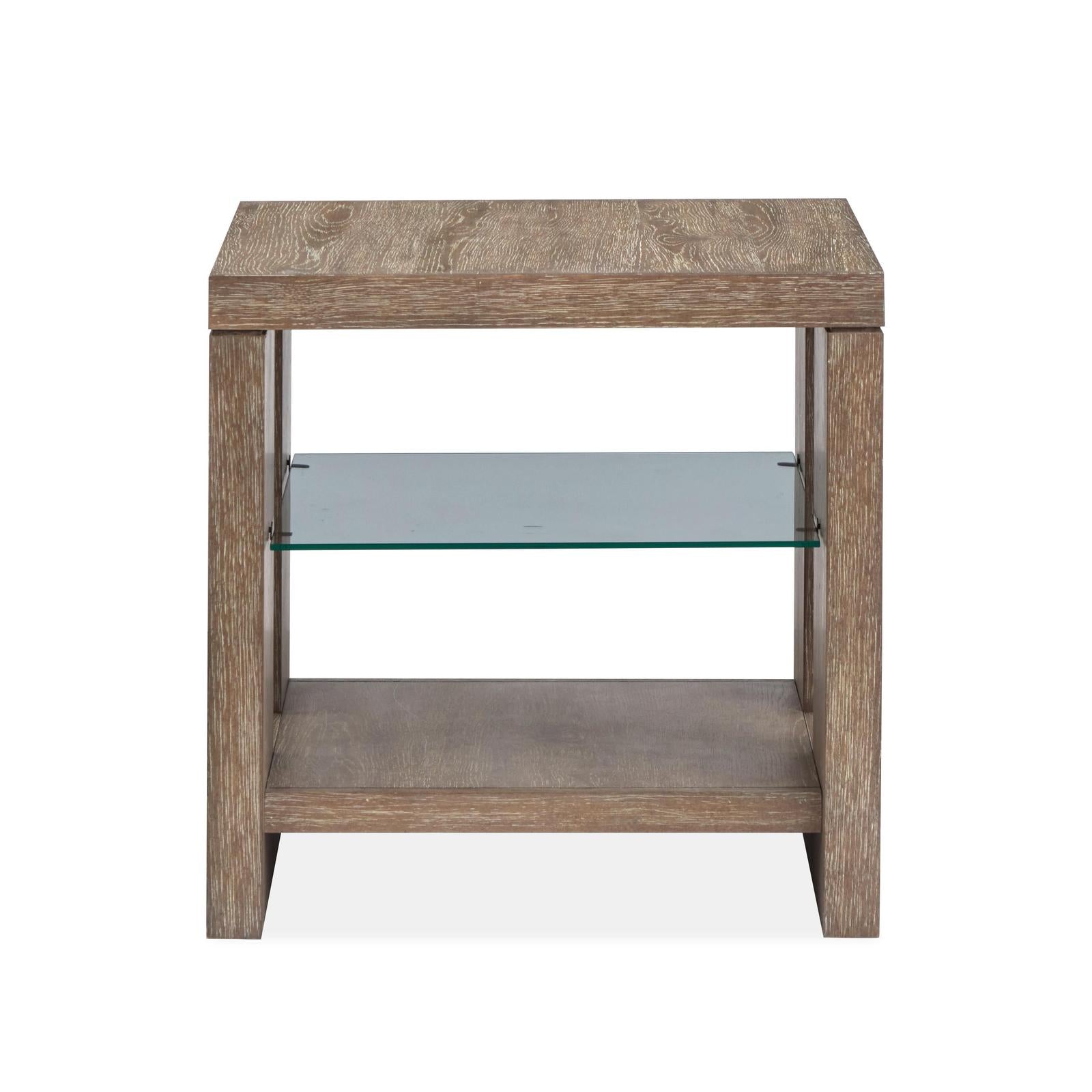 Magnussen Home Conway Spiced Brown End Table