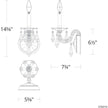 Schonbek Napoli S7601 Wall Sconce