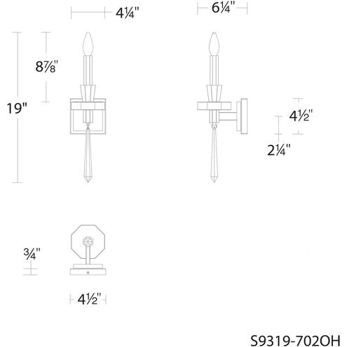 Schonbek Amadeus S9319 Wall Sconce