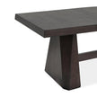 Magnussen Home Tauren Coffee Bean Extendable Double Pedestal Dining Table
