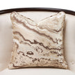 Michael Amini Belmont Place Accent Chair - Cream/Espresso