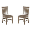 Magnussen Home Tinley Park Dove Tail Grey Side Chair Set of 2