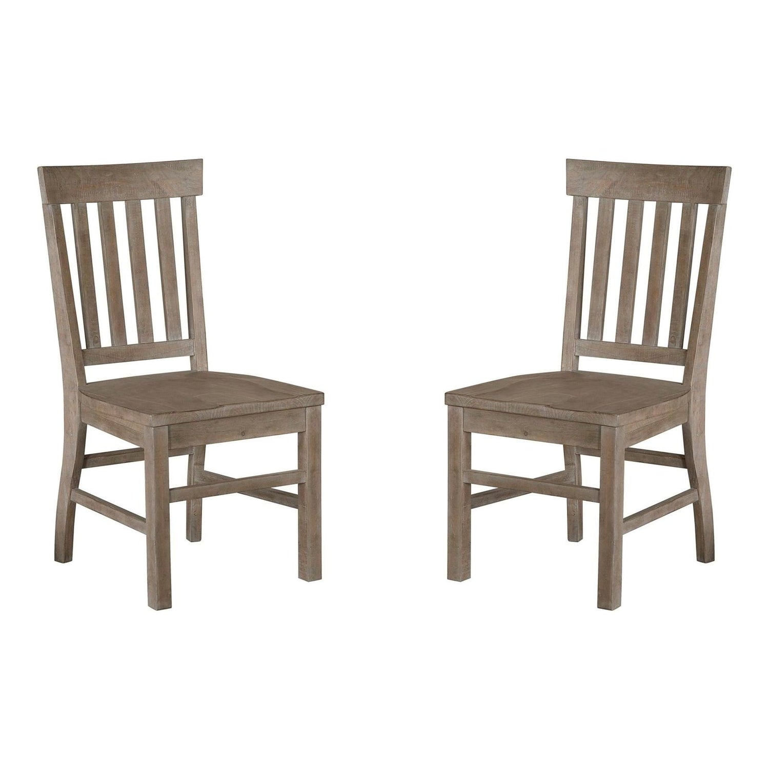 Magnussen Home Tinley Park Dove Tail Grey Side Chair Set of 2