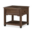 Magnussen Home Cormac Brown Rectangular End Table