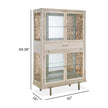 Magnussen Home Lenox Acadia White Display Cabinet