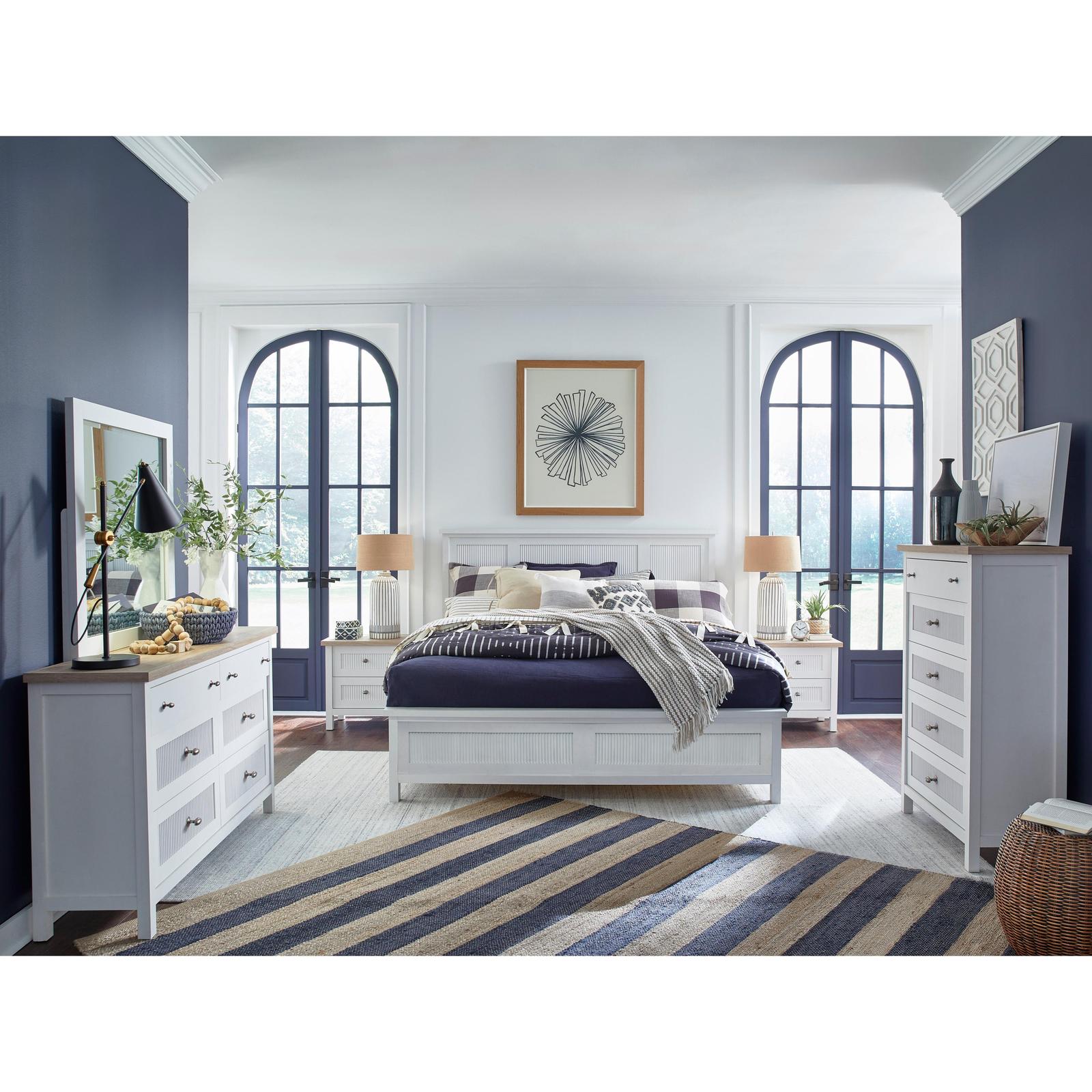 Salt Life Home Windmill Harbour White Whisp and Sand Drawer Chest