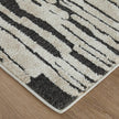 Feizy Gilmore 39UPF Modern Stripes, Ivory/Black, Rug