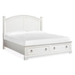Magnussen Home Kingston Whisper White & Cerused Nutmeg Bed