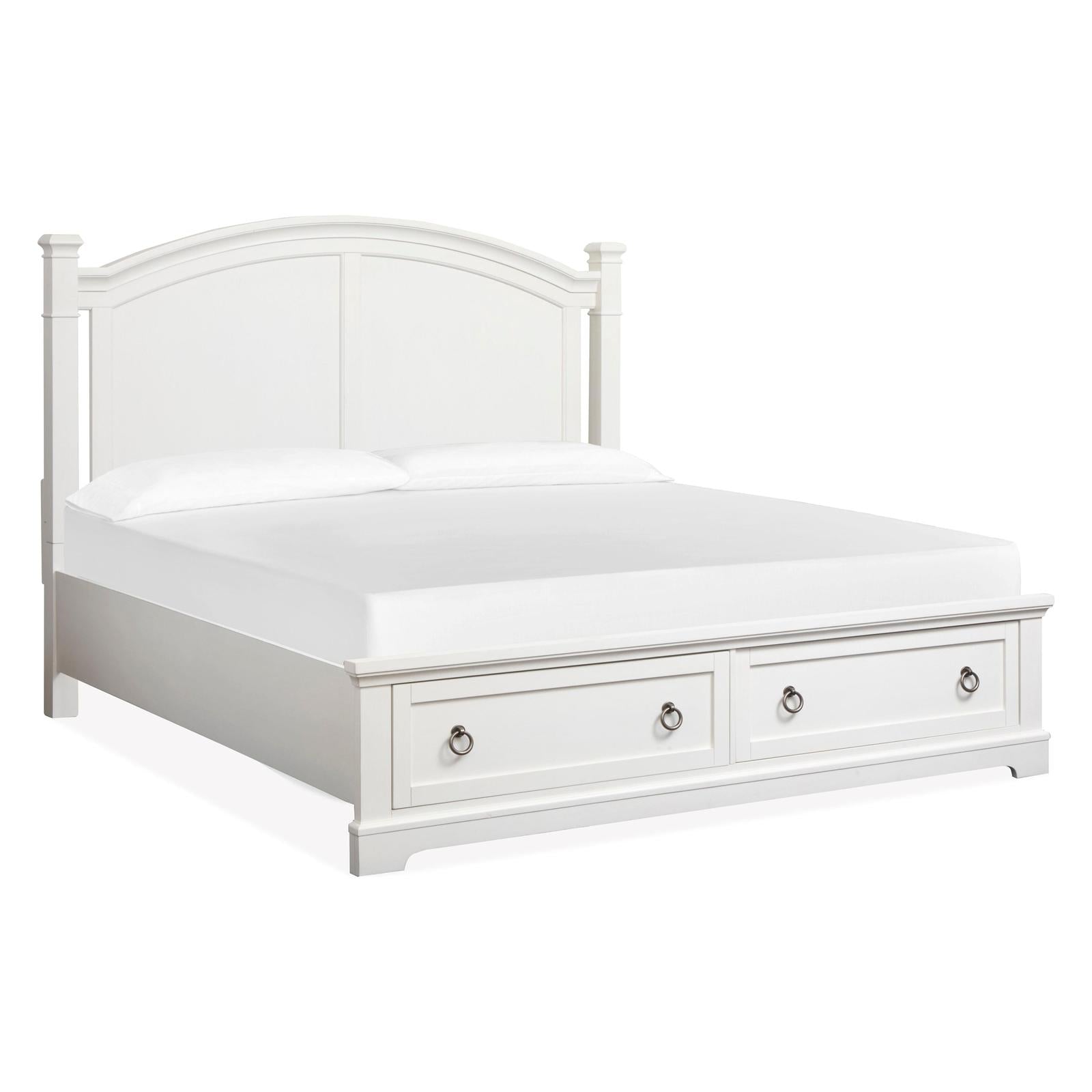 Magnussen Home Kingston Whisper White & Cerused Nutmeg Bed
