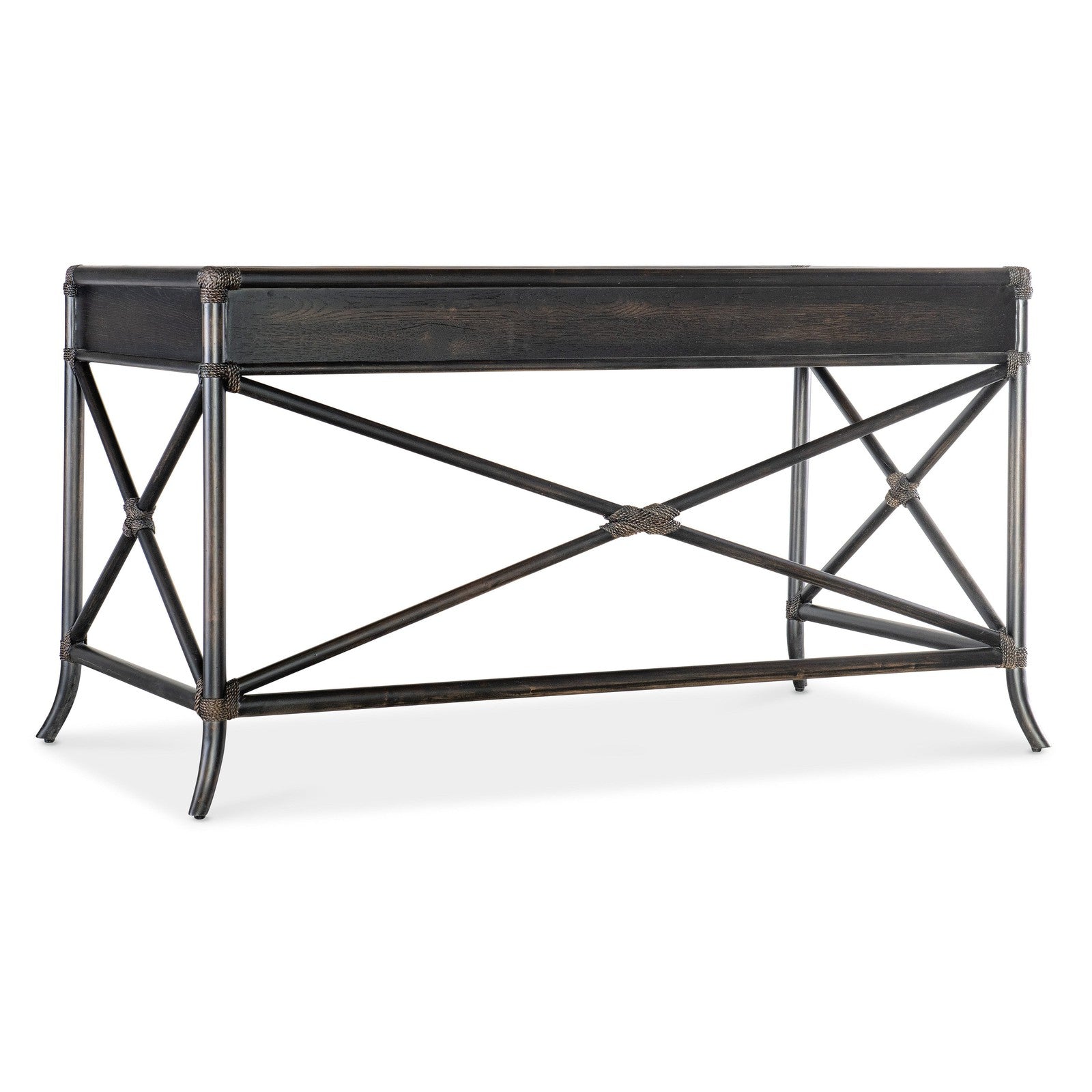 Hooker Furniture Retreat Pole Rattan Writing Desk