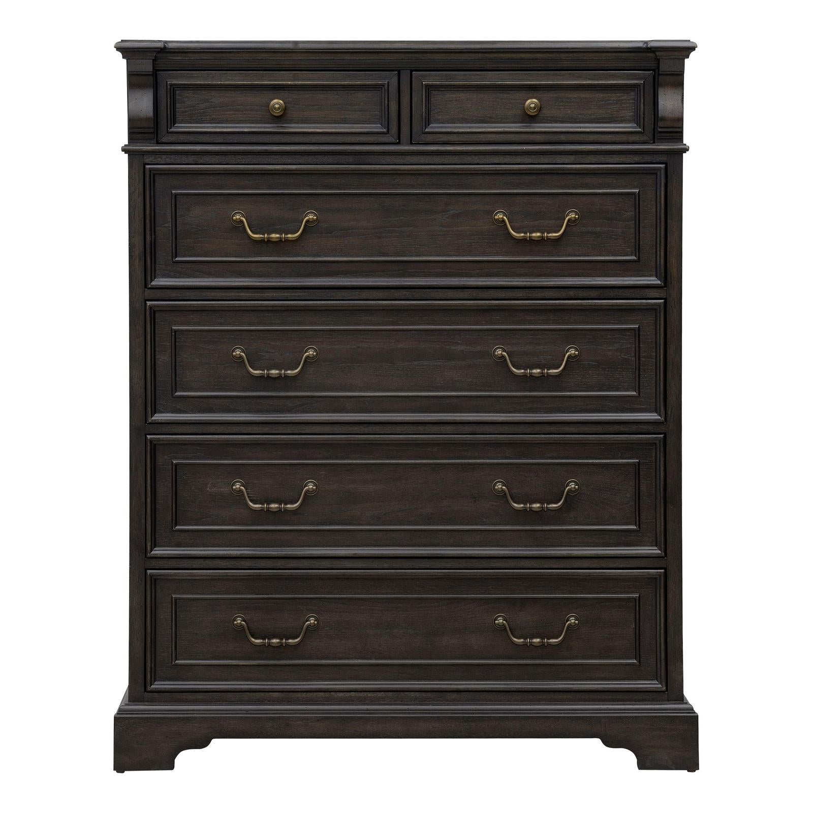 Pulaski Furniture Hickory Creek Brown Velvet 6 Drawer Chest