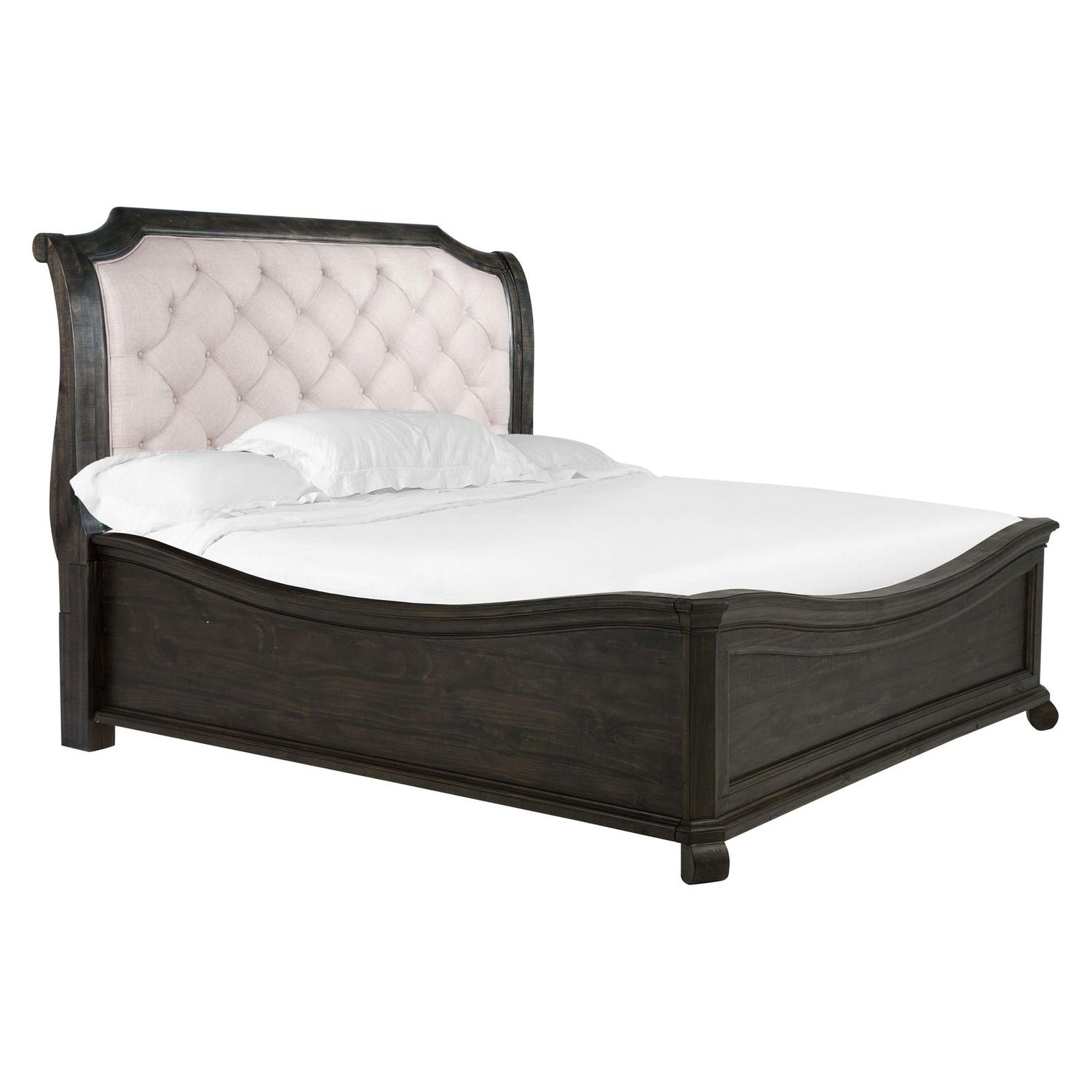 Magnussen Home Bellamy Peppercorn Sleigh Bed