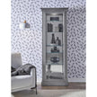 Pulaski Furniture Pulaski Furniture Accents Gray Side Entry Curio Cabinet