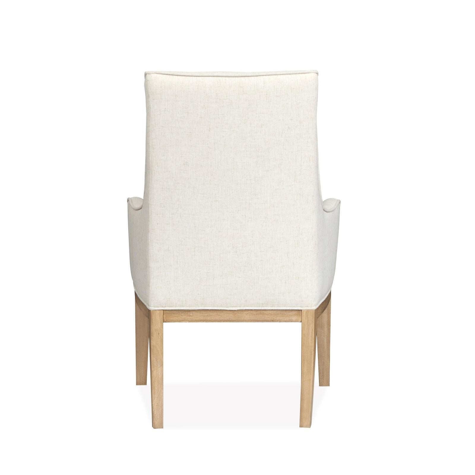 Magnussen Home Coventry Honey Maple Upholstered Host Chair Set of 2