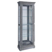 Pulaski Furniture Pulaski Furniture Accents Gray Side Entry Curio Cabinet