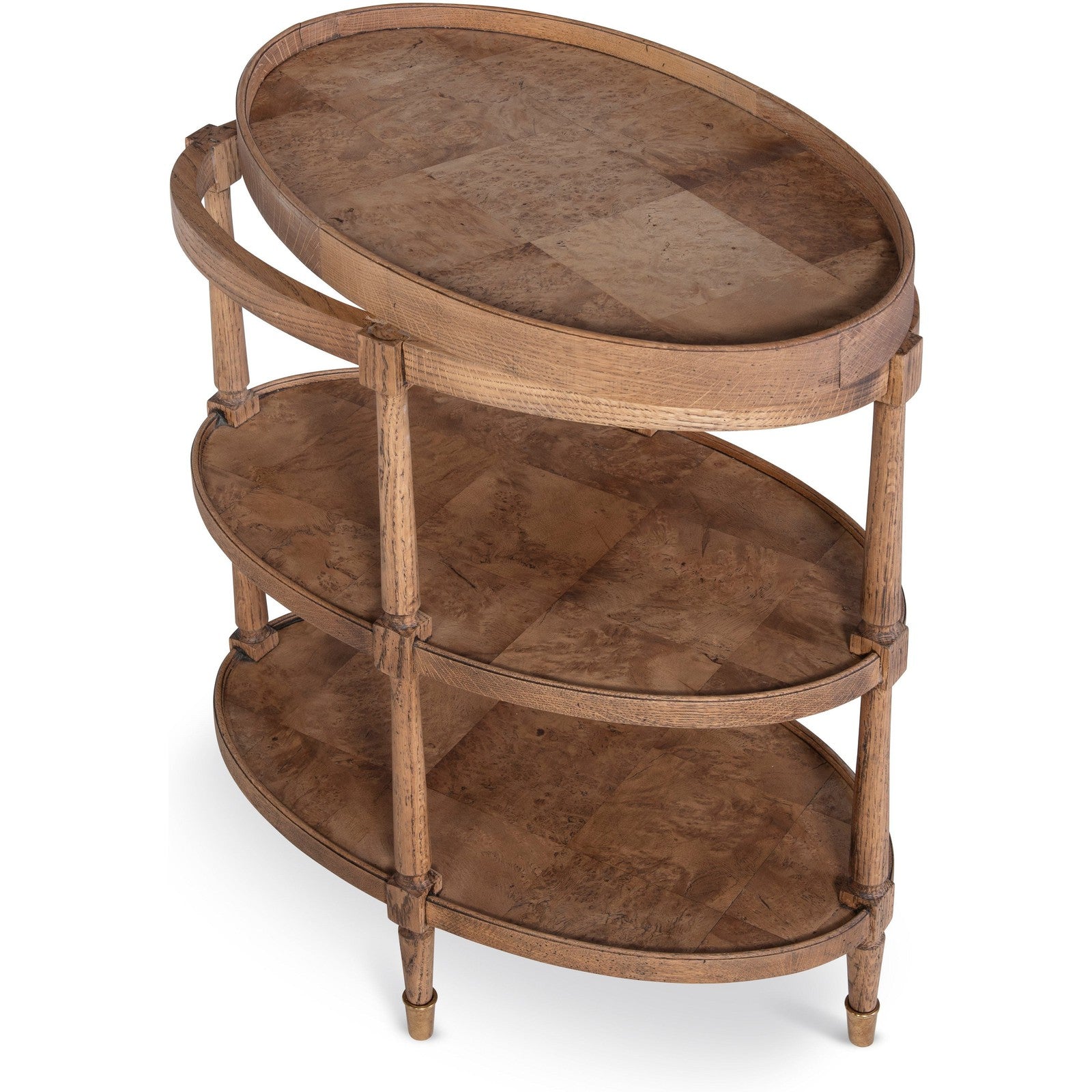 Century Furniture Andrews Chairside Table - Weathered