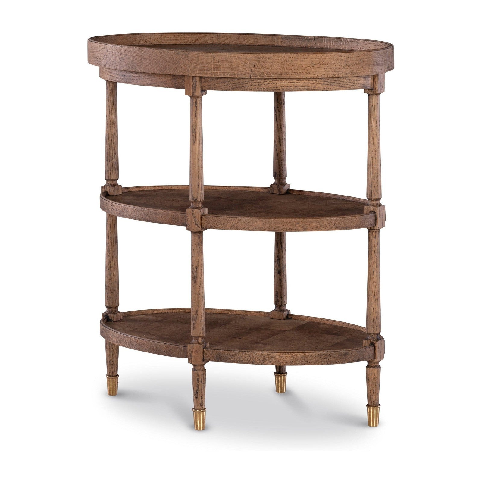 Century Furniture Andrews Chairside Table - Weathered