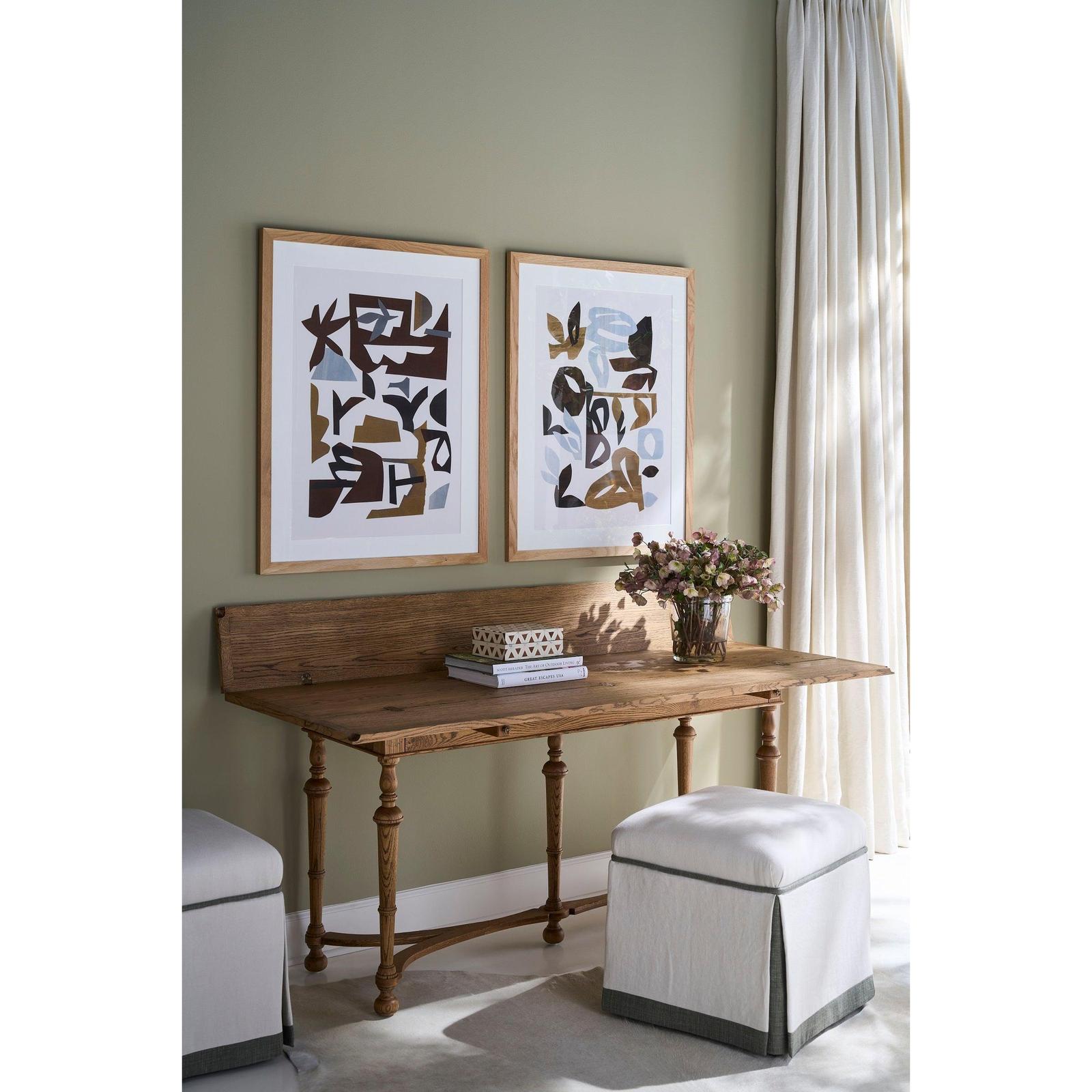 Century Furniture Grand Tour Winston Flip-Top Console Table - Natural