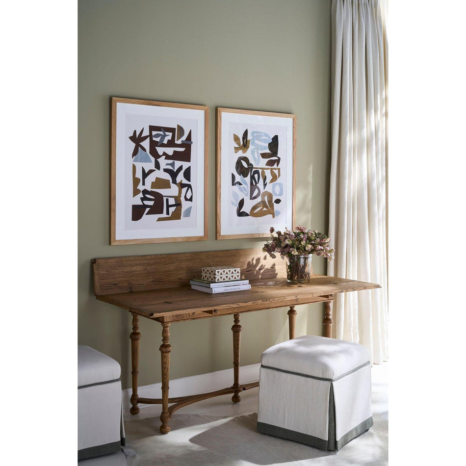 Century Furniture Grand Tour Winston Flip-Top Console Table - Natural
