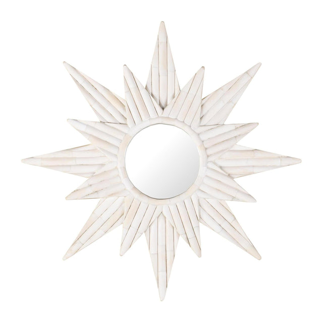 Century Furniture Sunburst Bone Mirror