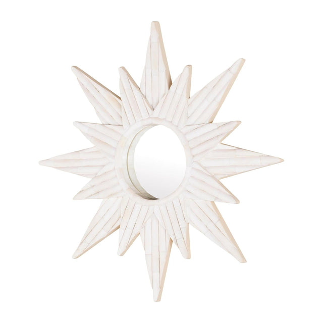 Century Furniture Sunburst Bone Mirror