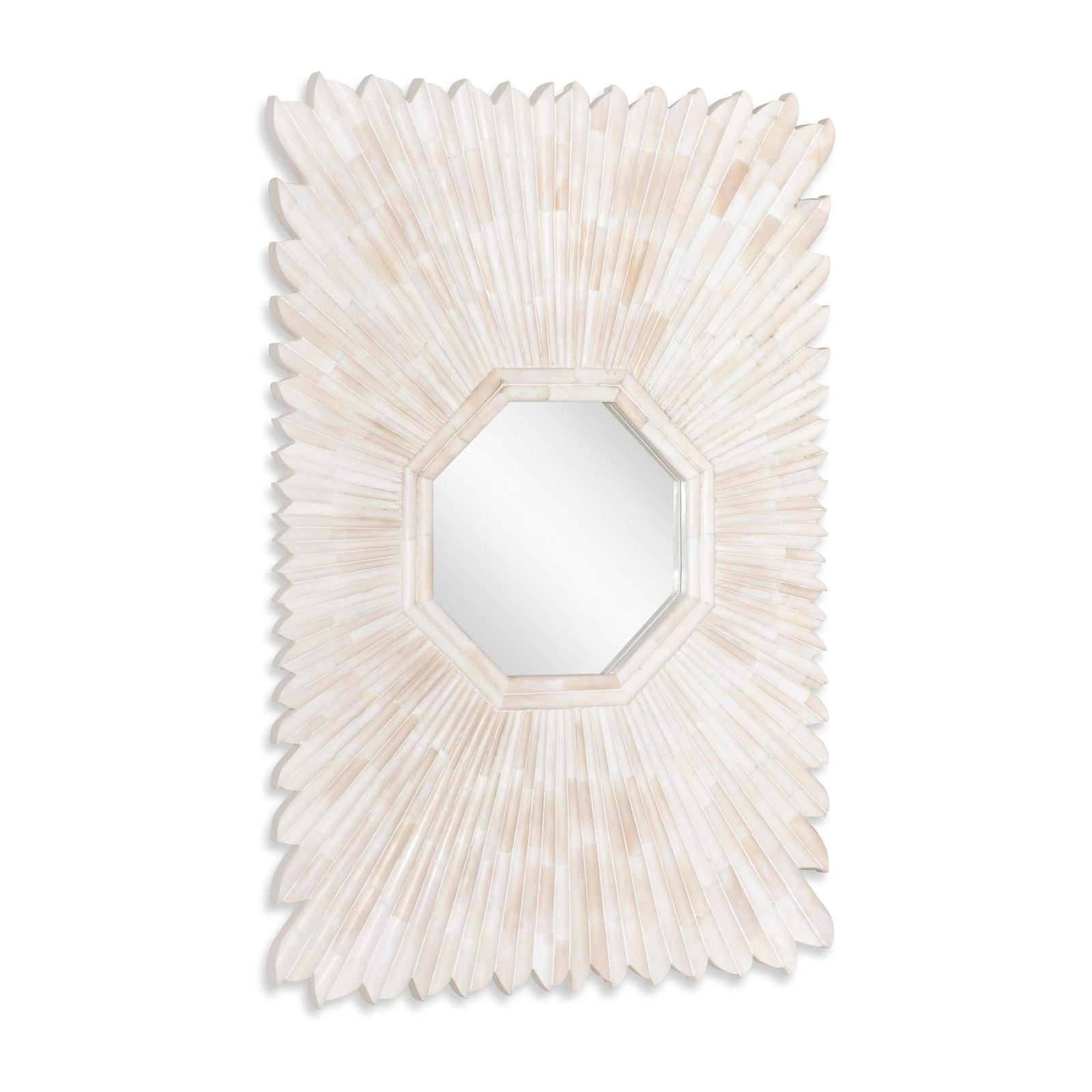 Century Furniture Sunray Bone Mirror