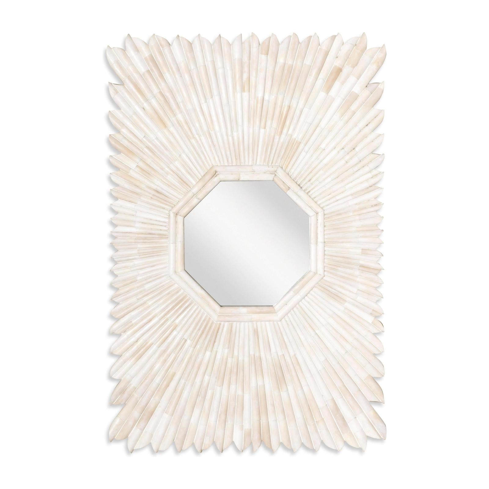 Century Furniture Sunray Bone Mirror