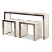 Century Furniture Grand Tour Samantha Glassy Quartz Console Table