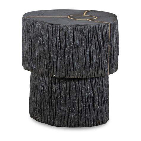 Century Furniture Grand Tour Elan Petrified Wood Accent Table