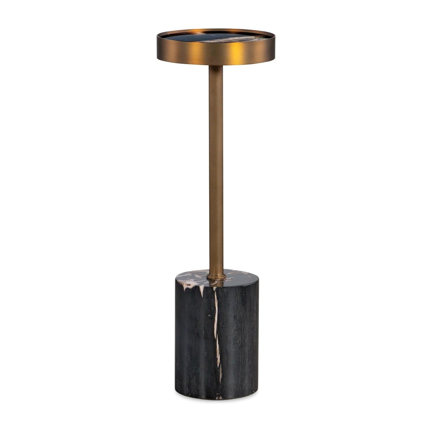 Century Furniture Grand Tour Acme Petrified Wood Drinks Tbl