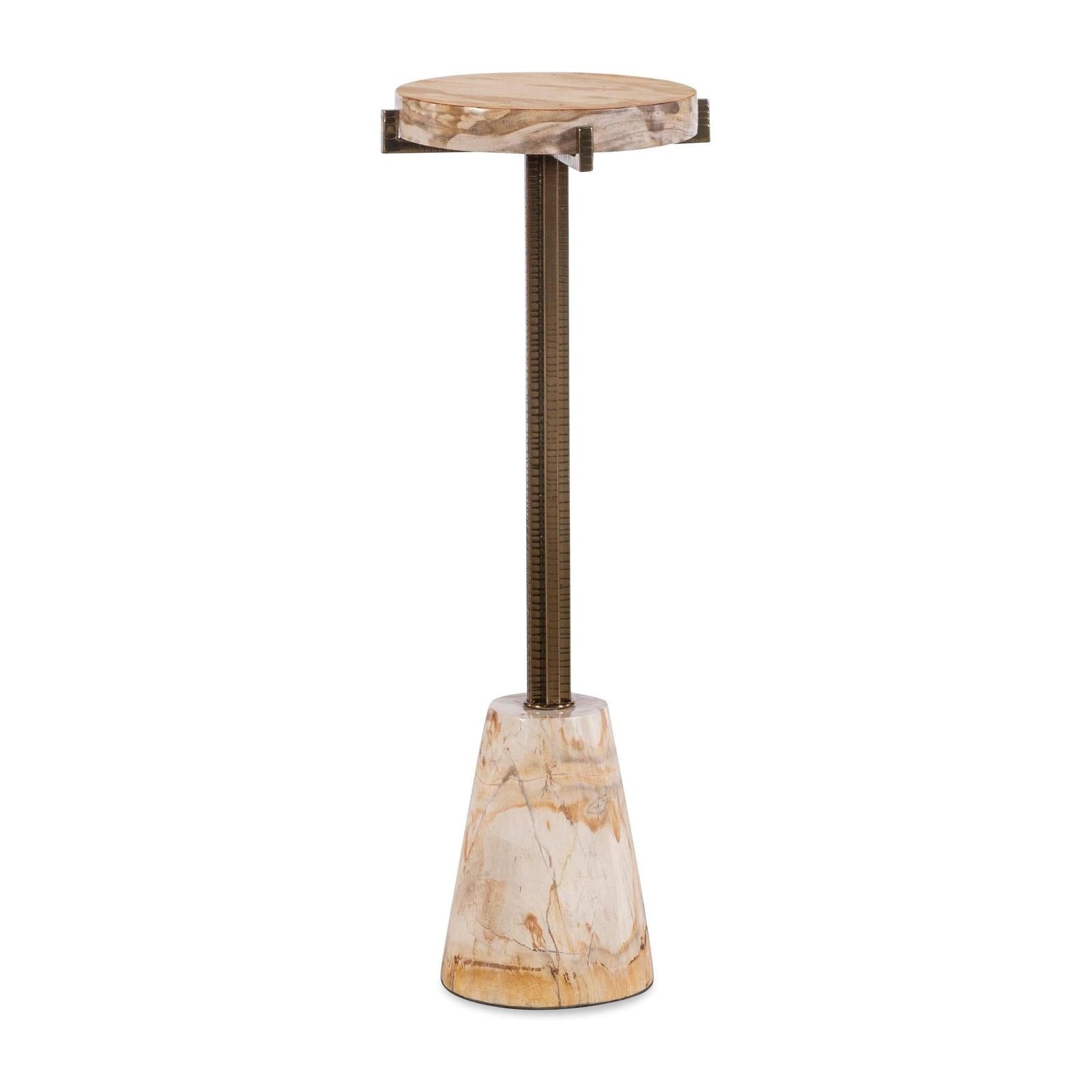 Century Furniture Grand Tour Acme Petrified Wood Drinks Tbl