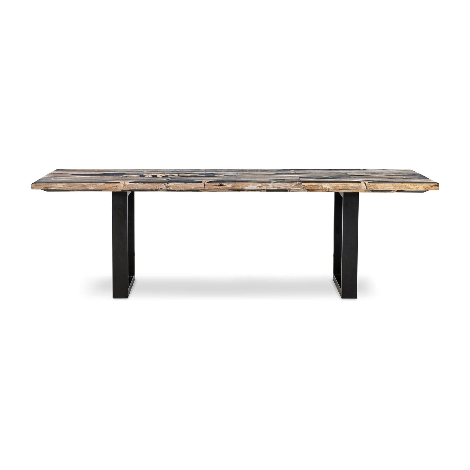 Century Furniture Grand Tour Andreas Petrified Wood Dining Table